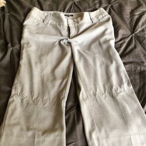 Slate gray dress Capri pants